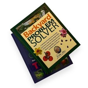 Jerry Baker Books Backyard Problem Solver and Terrific Garden Tonics Hardcover